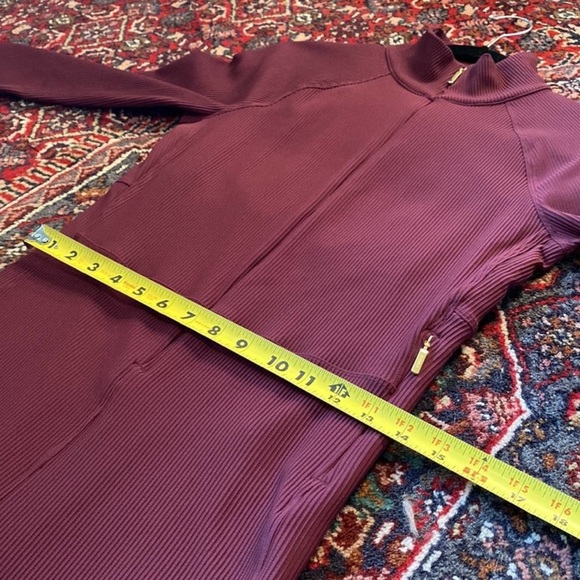 Athleta x Alicia Keys Maroon Red Goddess Bodysuit - Picture 15 of 15
